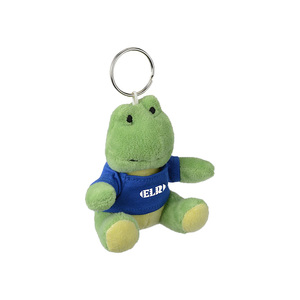 עיניים גדולות צפרדע בפלאש Keychain ממולא ג 'ונגל בעלי החיים רך קרפדת קסם דקורטיבי גן חיות בפלאש צעצוע מפתח מחזיק אבזר כיף באדי קליפ