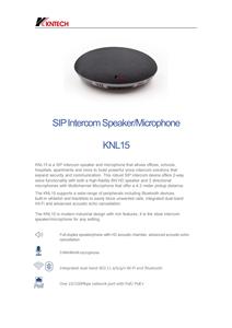 Двухсторонний голосовой динамик с микрофоном для класса KNL15 - Product Image 2