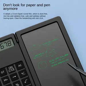 1 Stück tragbare Handschrift-Rechenschaltung für Unternehmen und Büros  multifunktionaler leicht lesbarer Mini-Rechner - Product Image 3