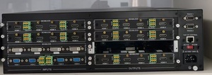 Профессиональная DVI-4IN DVI-4out бесшовная карта входного выхода видеопроцессор поддержка DVI1.0 VDI бесшовная матрица входного выхода