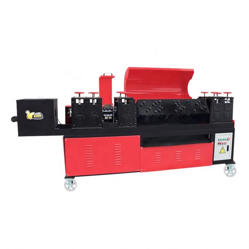 2023 New Design Hydraulic Round Bar Steel Iron Wire Straightening And Cutting Machine For Construction Sites