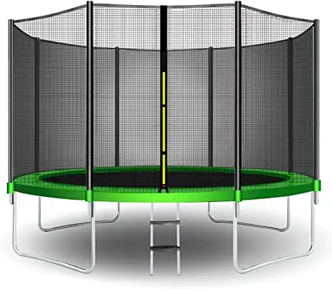 カスタマイズ卸売12FT 10FT 8FT 14FT 15FT 16FT屋外屋内フィットネスジャンプレクリエーショントランポリンエンクロージャーネット付き