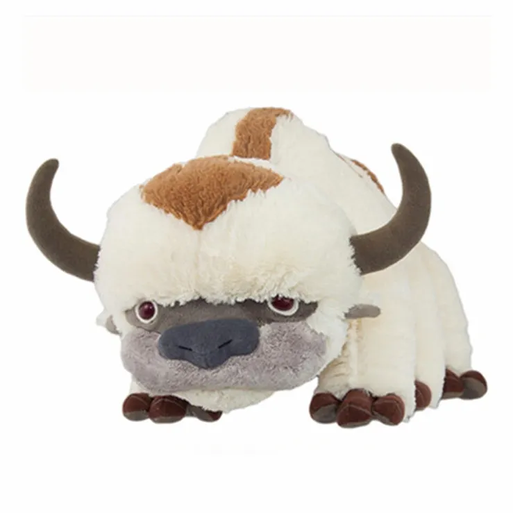 Personalizado Fábrica Venda Direta Brinquedos White Bull Stuffed Animal Plush Toy