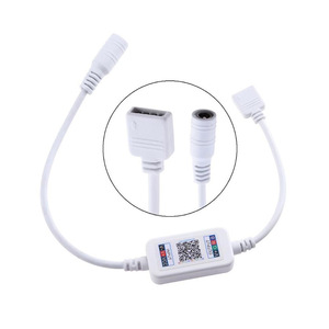 DC5.5 Duco Strip <strong>LED</strong> Music Light BT <strong>Controller</strong> RGB Music Strip Light MIC Mode 1600 Million Colors 6A <strong>Output</strong> Manual <strong>DMX</strong> DC5V -24V - Product Image 4