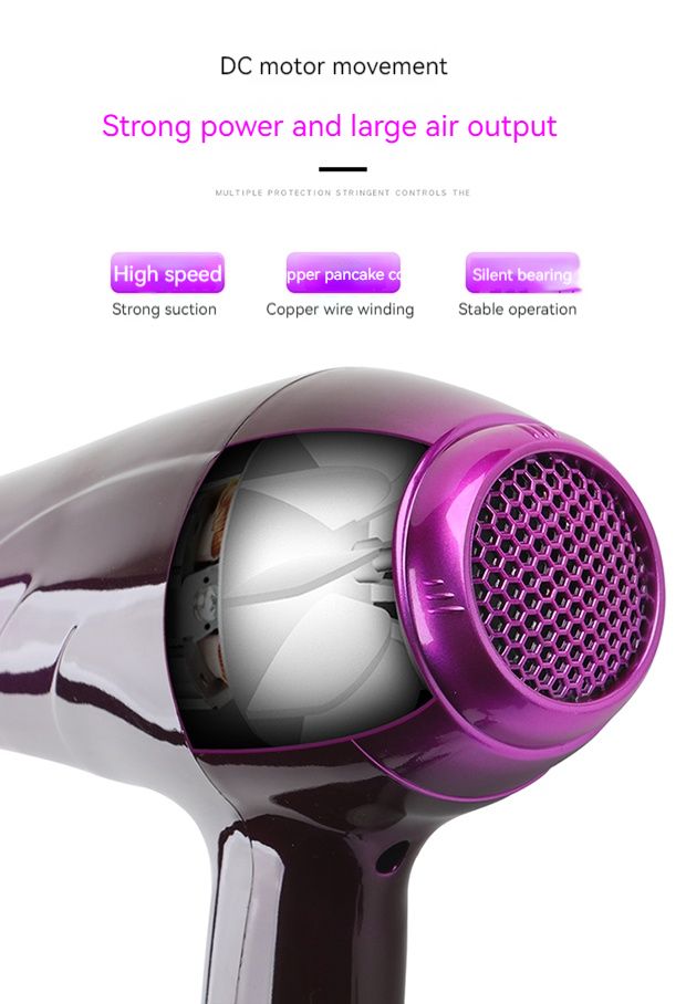 Most Popular High Quality And Ultralow Price With Patent Certificates Salon Professional Hair Dryer For Home Salon