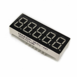 White 0.36inch 5 <strong>Digits</strong> 7 Segment Display Ca FND Display 0.36'' Five <strong>Digits</strong> - Product Image 1