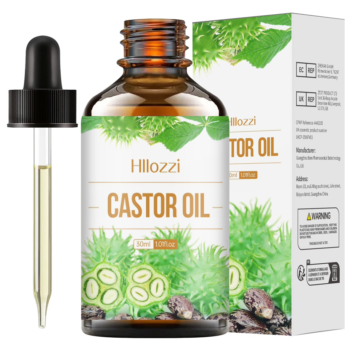 Castor oil essential oil