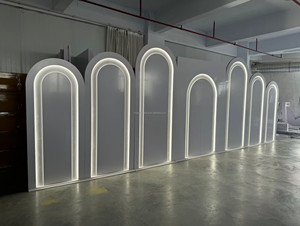 Lớn trang trí đám cưới trang trí sân khấu 3D PVC Backdrop - Product Image 5