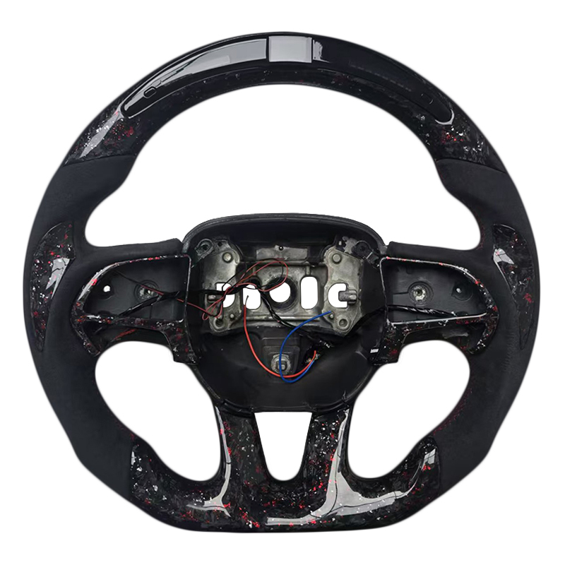 NO Heating+Forged Carbon Fiber+LED+Alcantara
