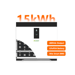 Fuente de alimentación estable de almacenamiento de batería solar para el hogar de 51,2 V a 400V CC de 15kWh con entrada/salida de 5kW para sistema de alto voltaje