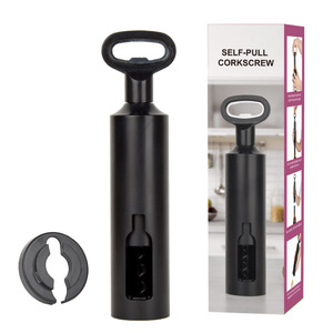 Dụng cụ mở chai rượu vang điện gia dụng cầm tay đặt pin khô tự động mở nút chai kim loại nhựa cơ sở bốn mảnh - Product Image 1