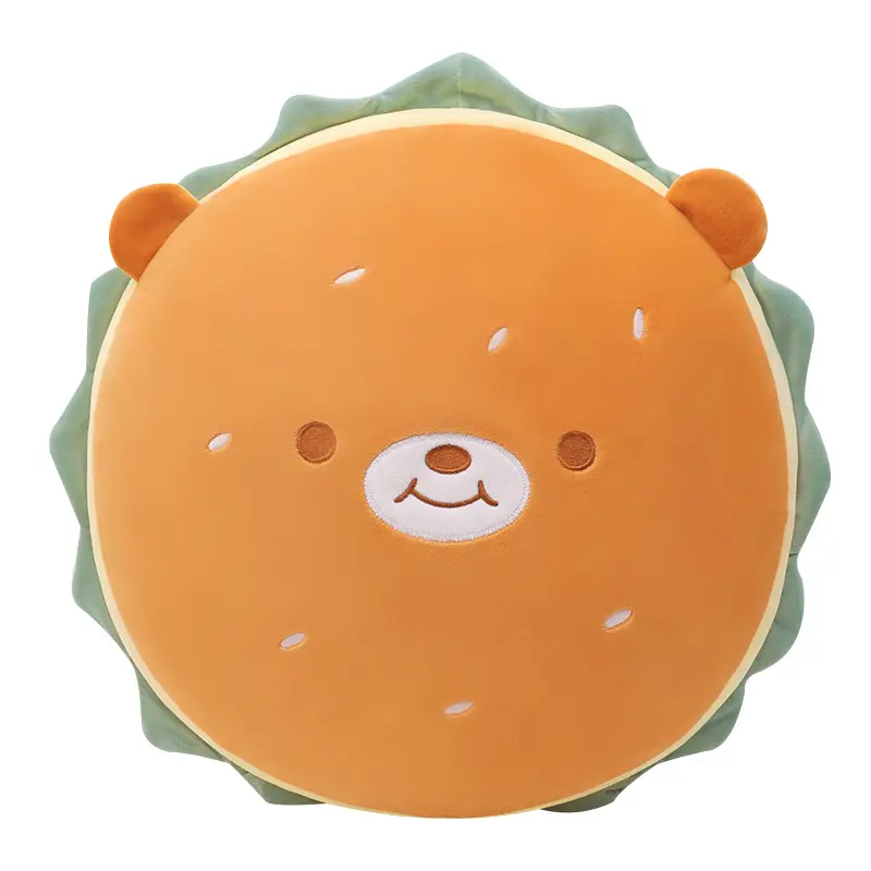 Mainan Pengantar Tidur Berkualitas Tinggi Boneka Mainan Katun Makanan Mewah Bantal Hamburger Mewah