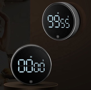 Timer da cucina digitale rotante Timer da conto alla rovescia magnetico ampio Display Timer regolabile Volume facile per anziani bambini - Product Image 5