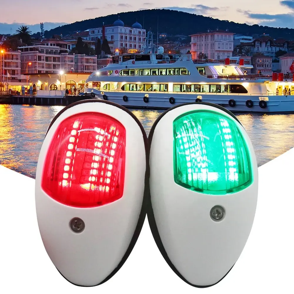 OVOVS Signal de Navigation universel pour bateau, Yacht, phare LED 12V, Yacht marin, camion, remorque, voyant d'avertissement