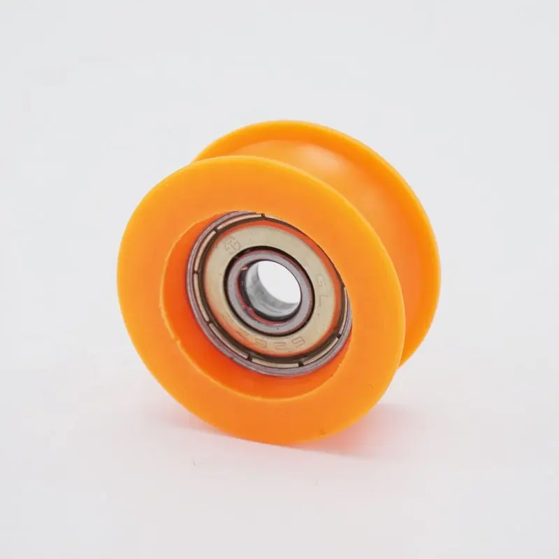 plastic v groove door wheel roller small pulley wheels nylon bearing