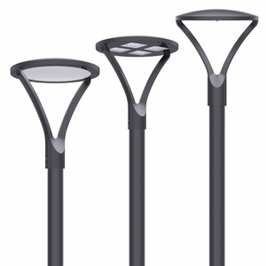 โคมไฟ LED ติดถนนแบบปรับได้170LM/W & CCT ประสิทธิภาพสูง30W 40W 60W 90W Ip66กันน้ำ IK08ความสามารถในการควบคุมระยะไกล - Product Image 1