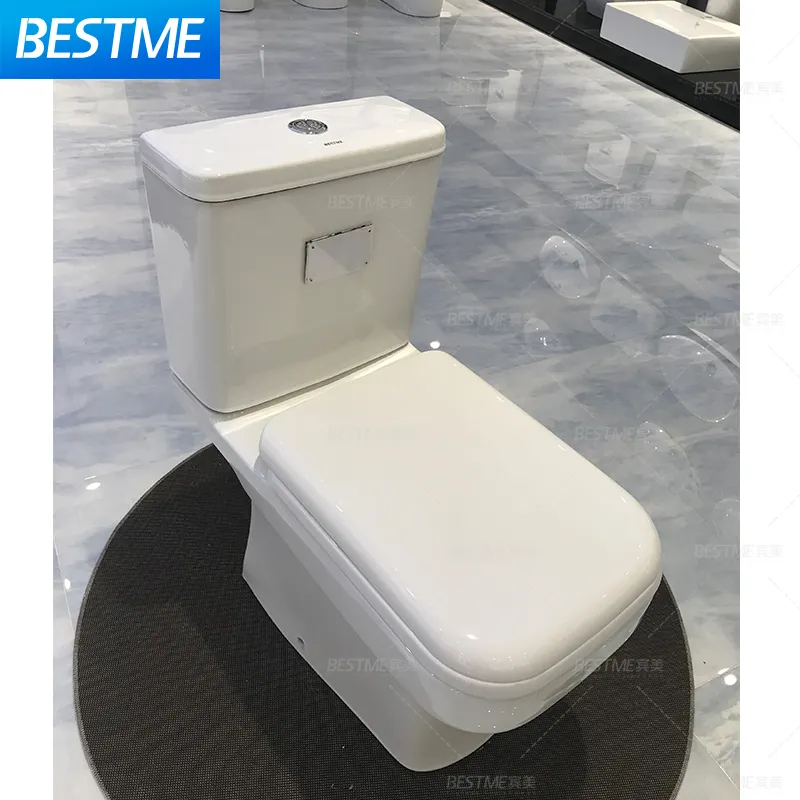 Wc Toilet Seat Gesloten Wc Tweedelige Sanitair Nieuwste Ontwerp Moderne Keramische Water Closet Toilet