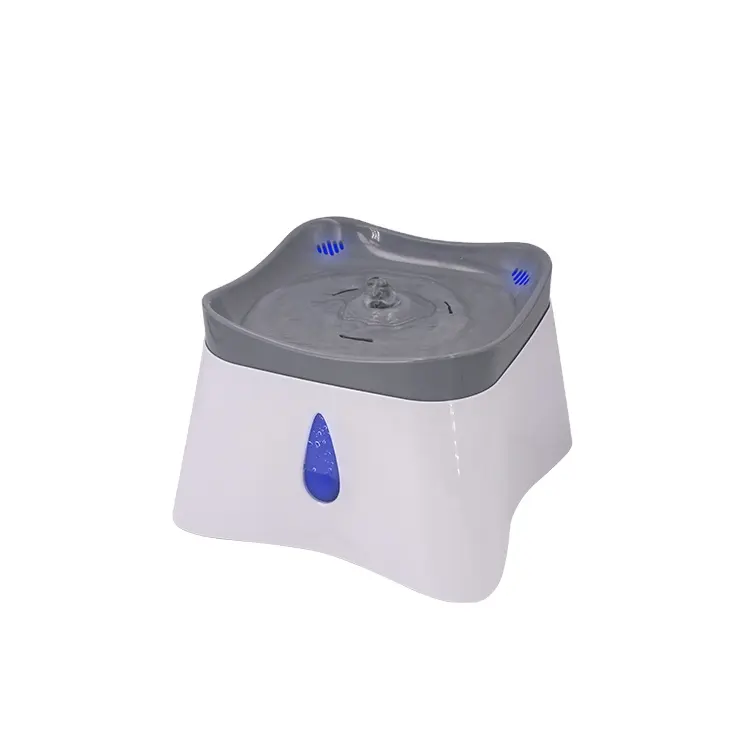 Fuente de agua para gatos, alimentador de agua para mascotas, cascada automática de material ABS súper silencioso