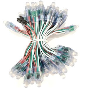 12V Smart <strong>LED</strong> Light <strong>String</strong> WS2811 USC2904 Point Pixels Modules Bullet 12mm Digital <strong>Programmable</strong> RGBIC RGB <strong>LED</strong> <strong>String</strong> Lights - Product Image 4
