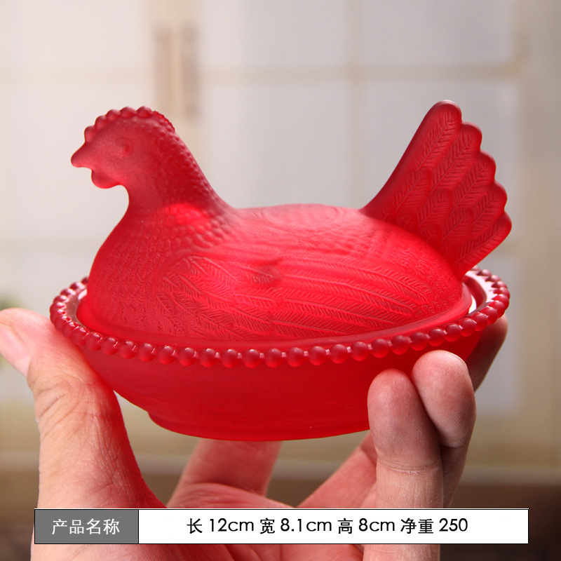 Piccola gallina rossa glassata