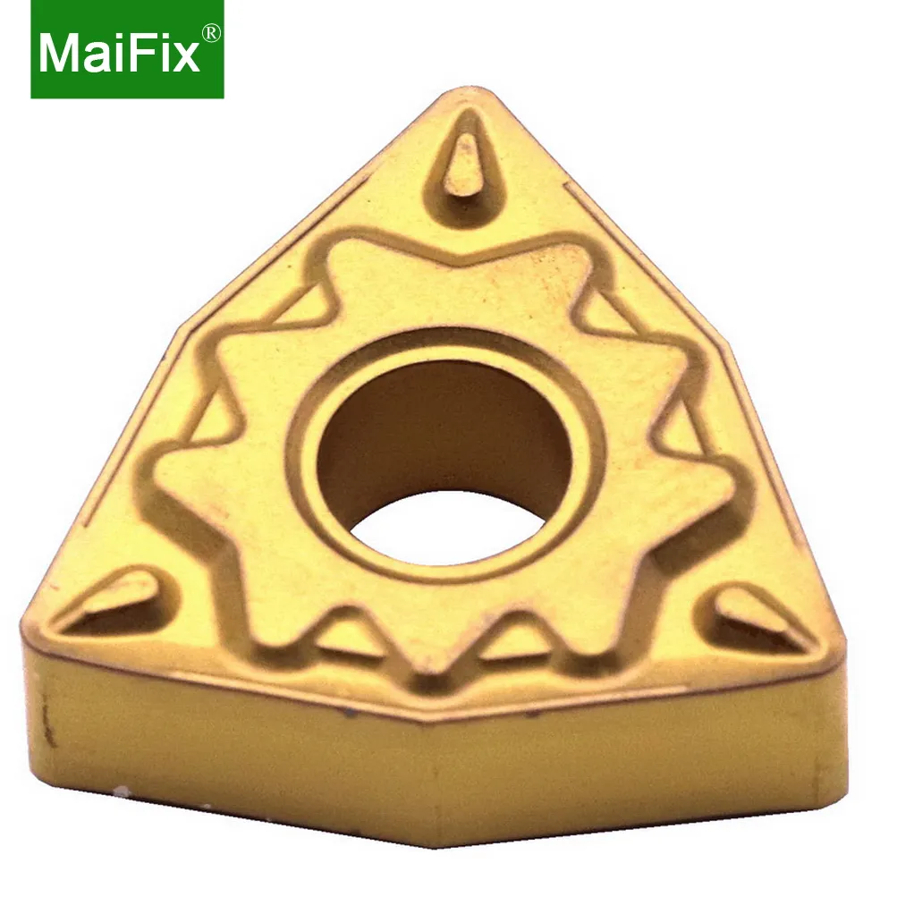 Maifix ferramentas de torneamento, ferramentas de torneamento para cnc wnmg 080404 080408, diamante de metal, cortador de tungstênio