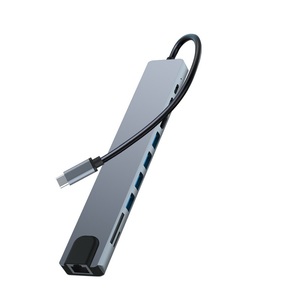 Tipo c 10 porta USB Hub Docking Station RJ45 4K/30Hz USB C per Lap top accessori per Computer 10 in 1 Hub - Product Image 3
