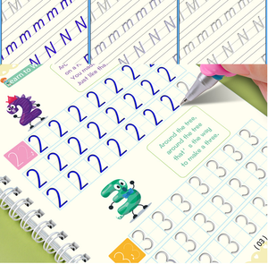 Deutsches Handschrift-Übungs heft Kursiv schrift und druckbare Alphabet-Rück verfolgungs blätter für Kinder/Erwachsene - Product Image 6