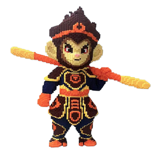 New Arrival 48CM Famous Character Plastic Interlocking Puzzle Bricks <strong>Building</strong> <strong>Blocks</strong> for Gift - Product Image 1