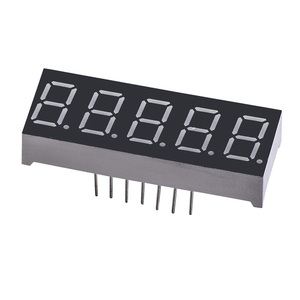 0,36 zoll 0,5 zoll 0,56 zoll 5 ziffern 7 segment led digitale elektronische uhr display schaltung rot farbe - Product Image 1
