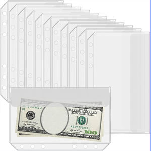 طلب بالجملة أحدث مخطط ميزانية Pvc Deepavali بلاستيك شفاف A5 A6 A7 أكمام جيب مغلف محفظة نقدية رابط لوضع الميزانية - Product Image 1