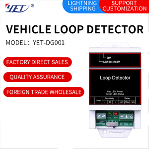 Detector de Bucle Inductivo único Sistema de control de acceso de estacionamiento de automóviles Barrera de pluma de vehículo de 2/2" - Product Image 5