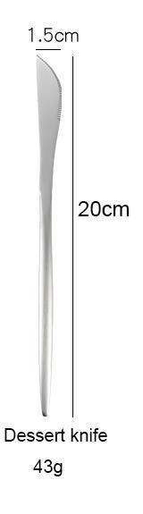 Coltello da dessert in argento
