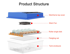 Kuluçka makinesi ve kuluçka makinesi ev kullanımı couveuse oeuf automatique yumurta kuluçka otomatik - Product Image 3