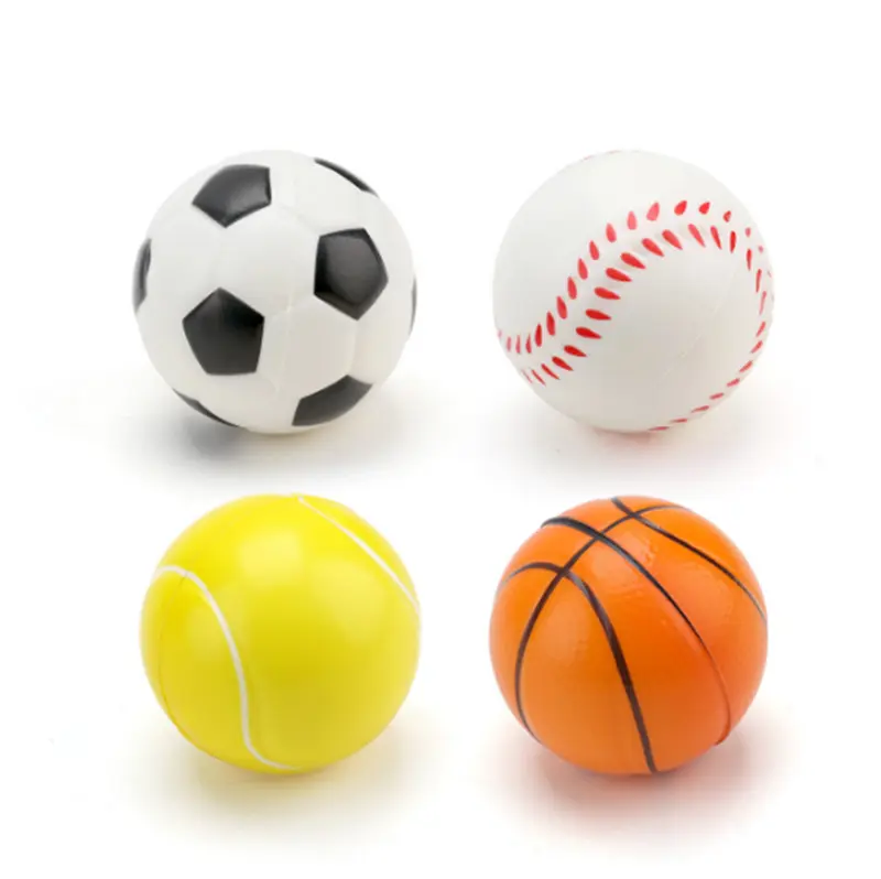 Alıcı seçim PU ANTI stres topu basınç EMOJ topu promosyon PU topu çocuklar için oyuncaklar 2023