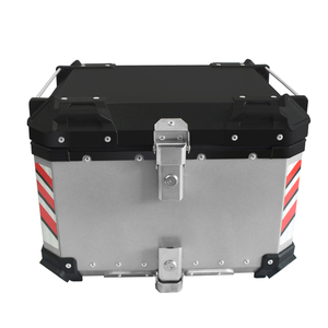オートバイテールボックストランク45L/55L/65Lクイックリリースアルミニウム合金テールボックス - Product Image 2