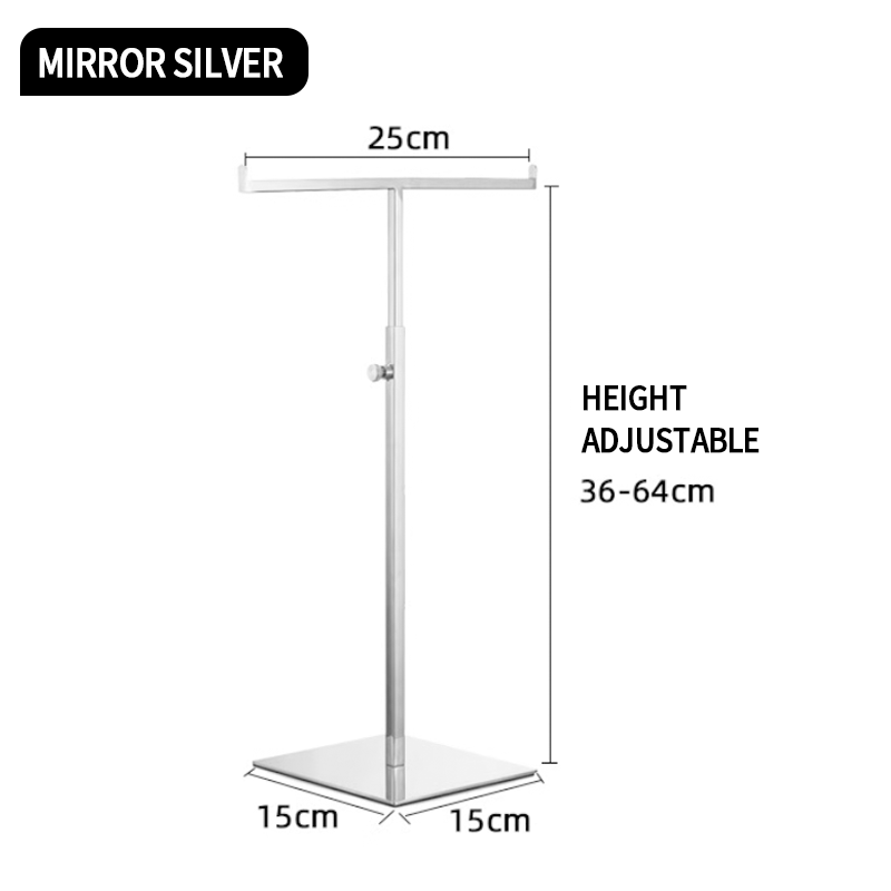 T shaped - Mirror finished Silver