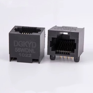 <strong>RoHS</strong> Compliant Female RJ45 Keystone Jack PBT Full Plastic RJ45 Cat6 Connector Tab-Up 8P8C RJ45 <strong>Ethernet</strong> Connectors - Product Image 1
