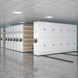 Electric Dense Cabinet Intelligent Dense Shelves Hand Cranked <strong>Computer</strong> Operated Mobile File Data Archive Cabinet - Product Image 4