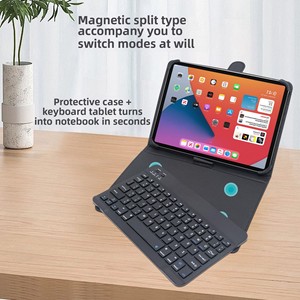 磁性可拆卸无线键盘外壳超薄软保护套，适用于iPad Pro 11 10英寸皮革无线TPU - Product Image 4