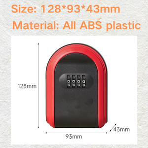 New Design Wholesale Combination Key Hiders to <strong>Hide</strong> a Key Outside Key Lock Box Waterproof Wall <strong>Mounted</strong> Plastic Storage Box - Product Image 6