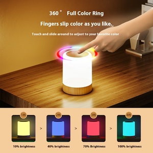 RGB LED luce notturna telecomando ricarica USB tavolozza dei colori dimmer atmosfera creativa modello di temporizzazione originale - Product Image 5
