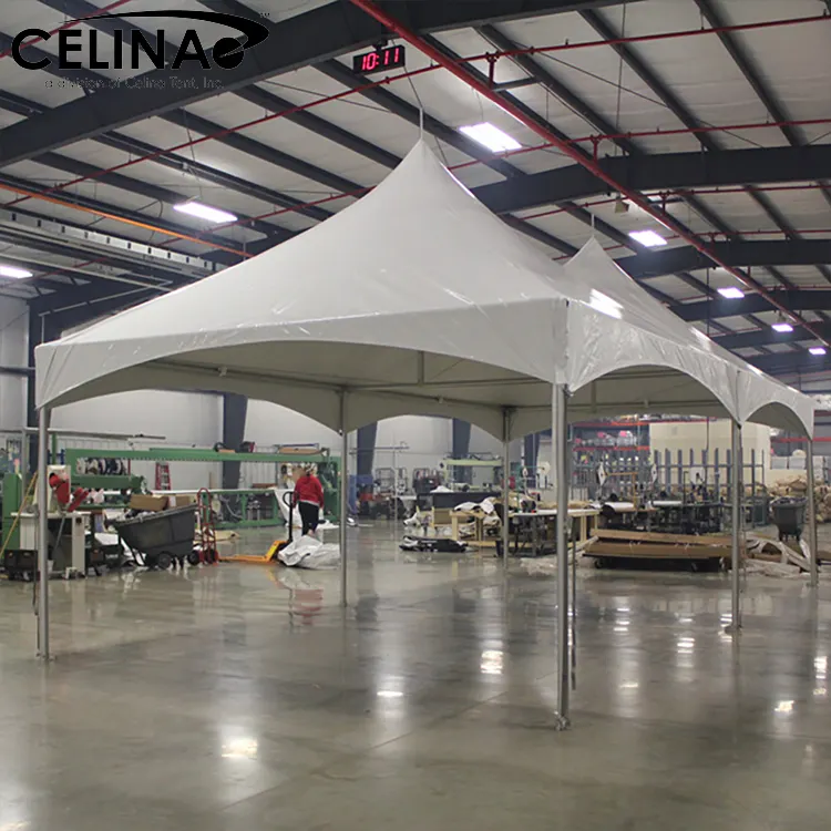 Celina 2024 특별 할인 헤비 듀티 텐트 이벤트 알루미늄 높은 피크 프레임 웨딩 파티 텐트 20ft x 40ft