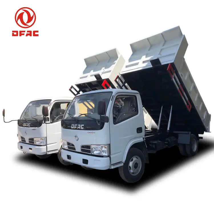 Vendita calda Dong Feng 4.1m Light 82HP 4x2 Dump ribaltabile Cargo Van 4-6Tons Engineering dumper