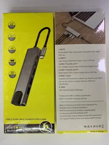 Typ C 8-in-1-Dockingstation Netzwerk anschluss Hub USB Hub Extender HD-Computer-Docking station - Product Image 2
