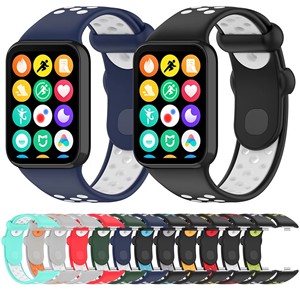 רצועת שעון פופולרית עבור רצועת xiaomi רצועת סיליקון שני צבע נייק רצועת אופנה - Product Image 1