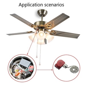 <span class=keywords><strong>Zing</strong></span> מתג שרשרת חרוז האוזן ZE-119S plug-in מנורת שולחן מנורת קיר מתאים 6a125vac