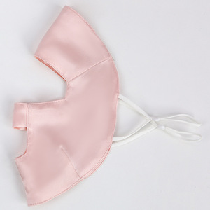 女式透气防晒颈部面罩耳套夏季凉爽桑蚕丝紫外线面罩 - Product Image 1
