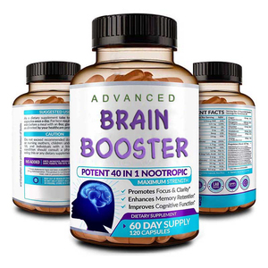 OEM ODM Premium Brain Booster Kapseln Memory Enhancement Pills Unterstützung Lindert Ermüdung des Gehirns und verbessert die Arbeits effizienz und das Gedächtnis - Product Image 1