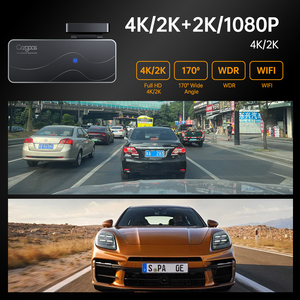 4K Night Vision Dash Cam for <strong>Cars</strong> WIFI GPS Android Dual <strong>Sensor</strong> Rearview <strong>Mirror</strong> DVR Video Recorder with Wide 145 Degree Lens - Product Image 2