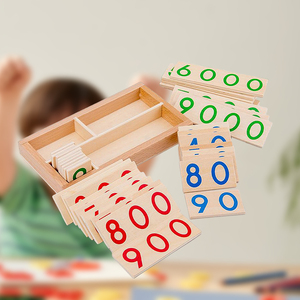 Thẻ Số Toán Học 1-9000 Trường Mầm Non Montessori Math Learning Đồ Chơi Giáo Dục Cho Quà Tặng - Product Image 6